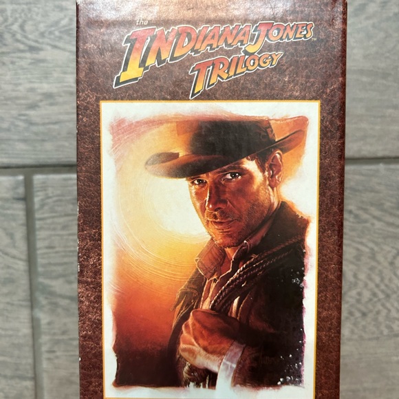 Indiana Jones trilogy VHS boxed set trilogy collector’s edition raiders lost ark - Picture 3 of 13
